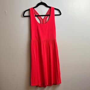 Cynthia Rowley Vibrant Red Backless Dress